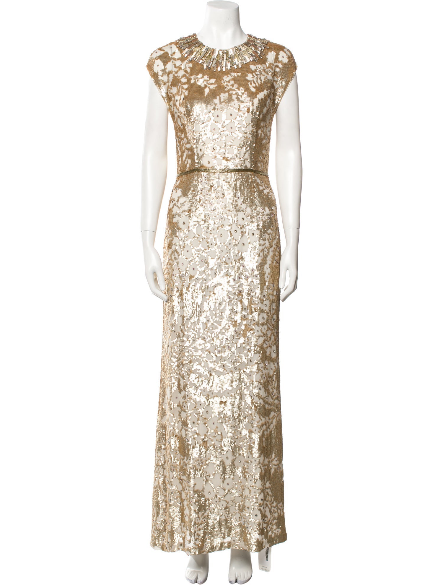 Jenny Packham Sequin Long Dress