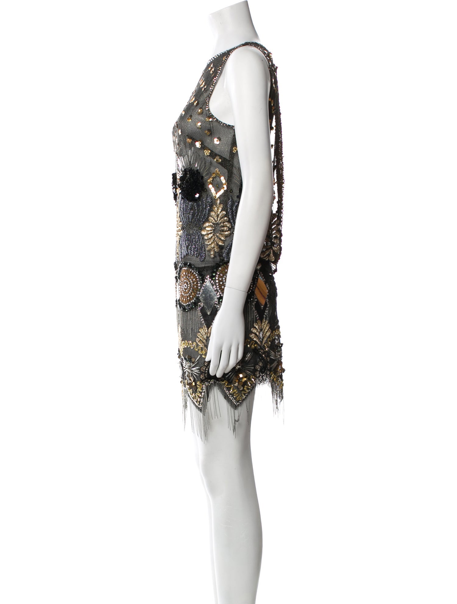 Jenny Packham Printed Mini Dress