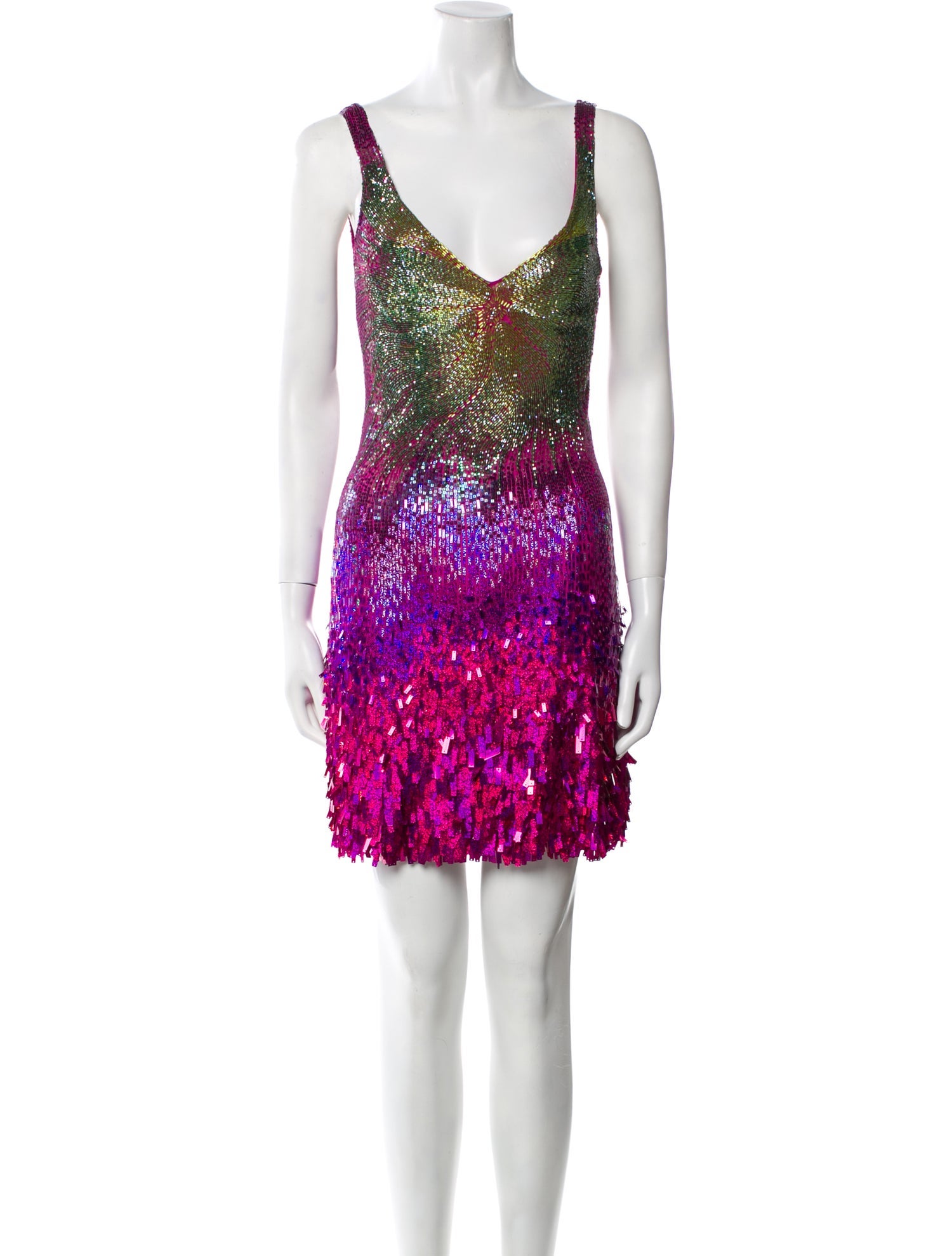 Jenny Packham Printed Mini Dress