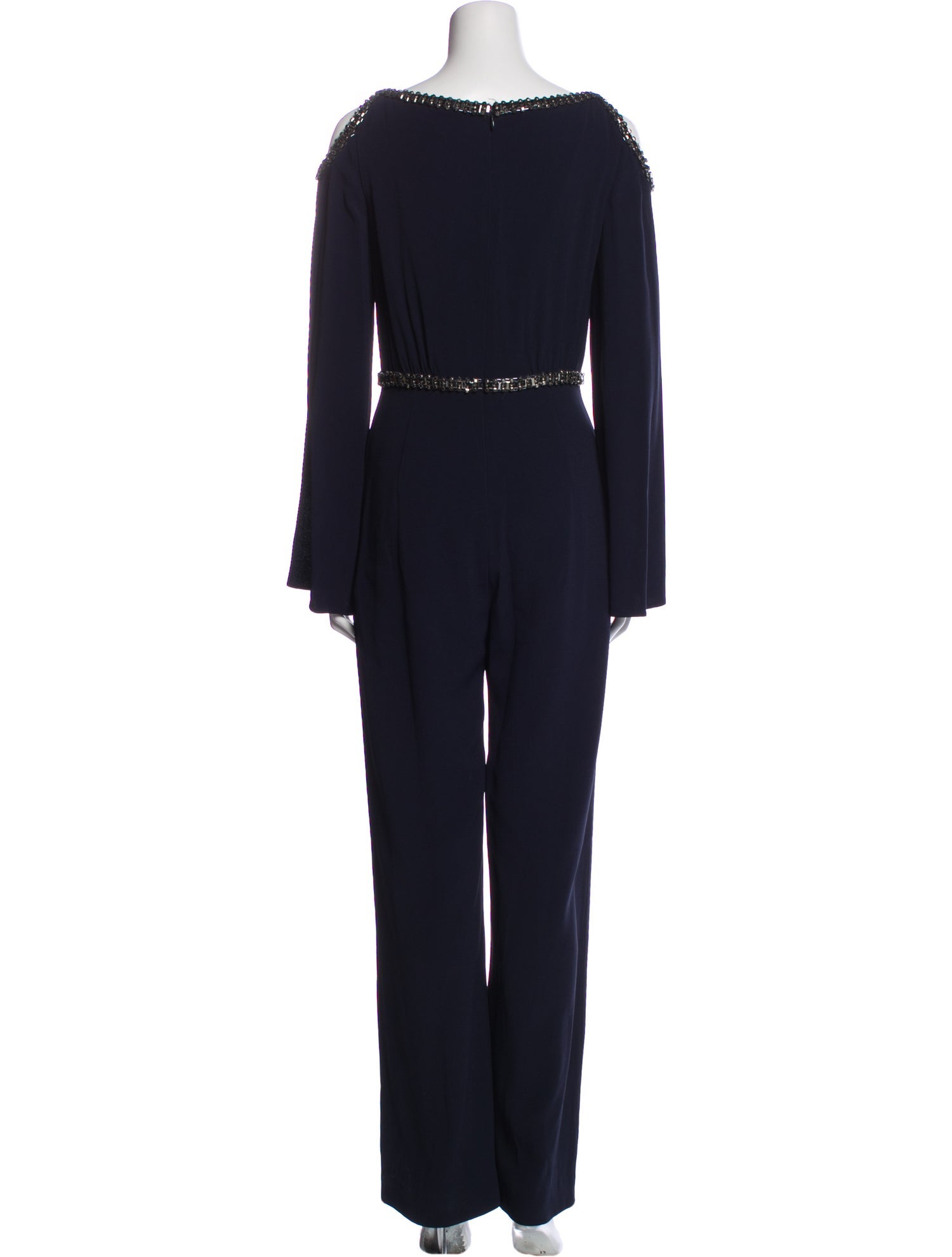 Jenny Packham Scoop Neck Jumpsuit