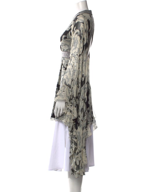 Jenny Packham Silk Floral Print Tunic