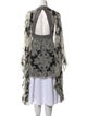 Jenny Packham Silk Floral Print Tunic