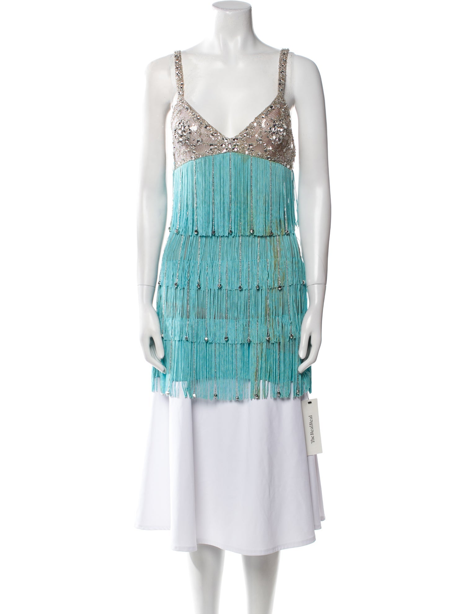 Jenny Packham Printed V-Neck Tunic