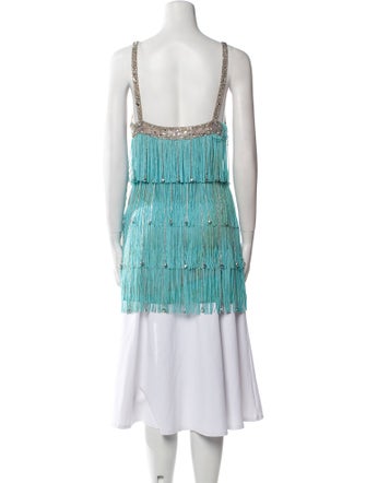 Jenny Packham Printed V-Neck Tunic