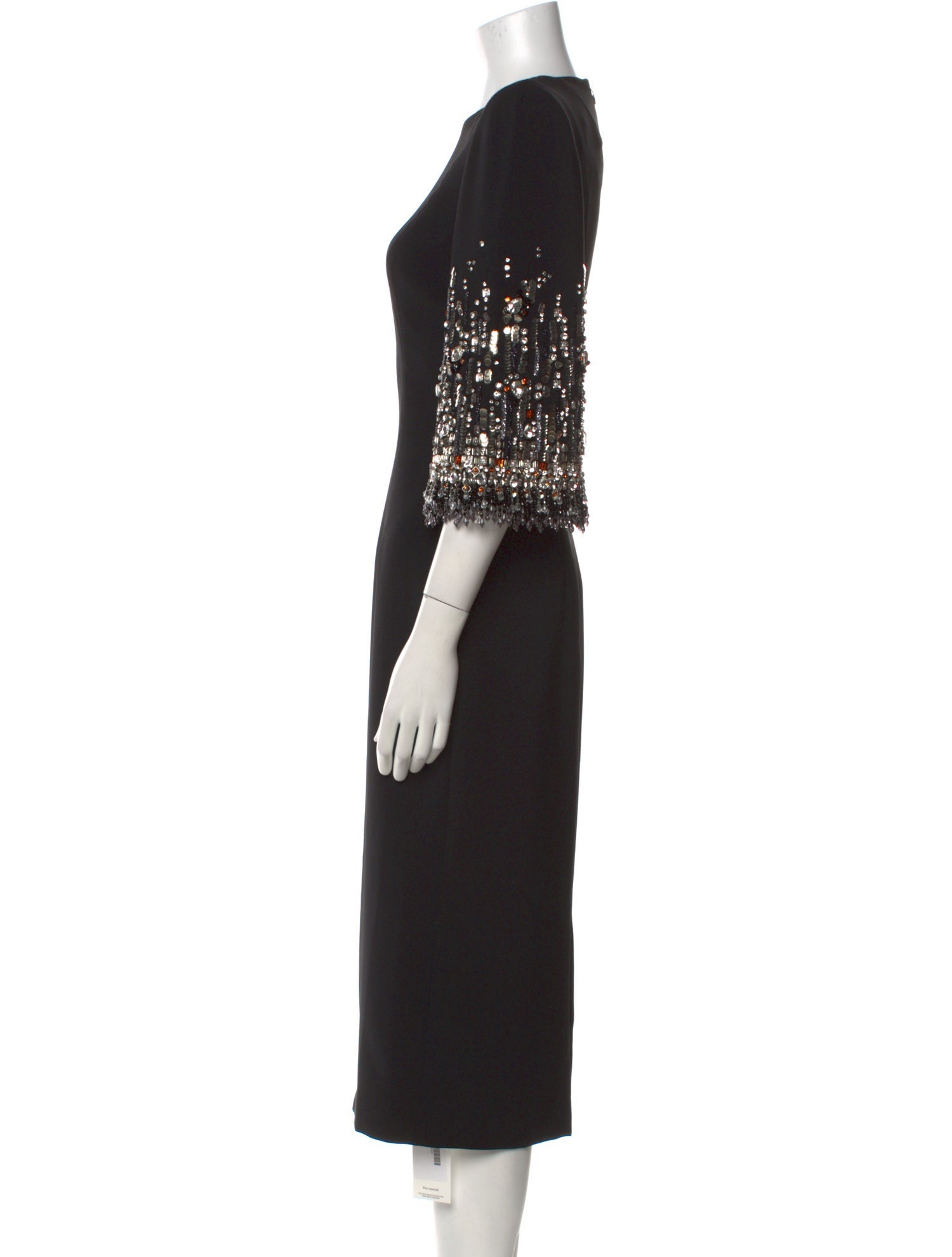 Jenny Packham Crew Neck Midi Length Dress