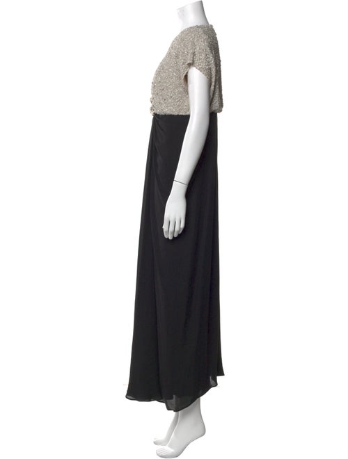 Jenny Packham V-Neck Long Dress