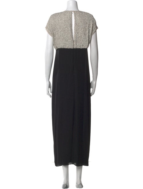 Jenny Packham V-Neck Long Dress