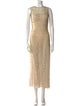 Jenny Packham Crew Neck Midi Length Dress