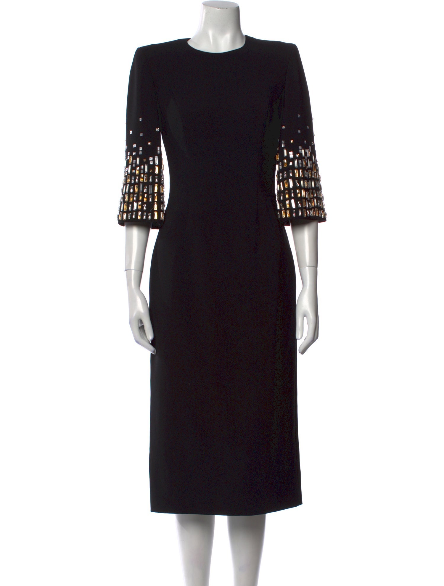 Jenny Packham Printed Midi Length Dress