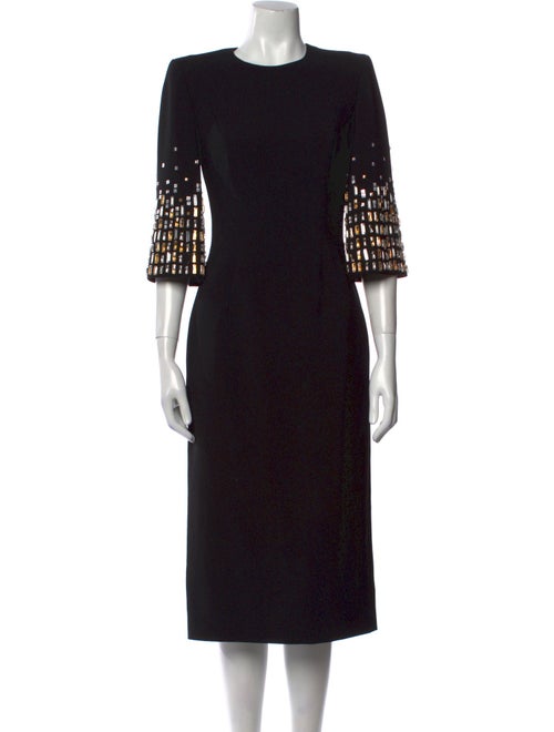 Jenny Packham Printed Midi Length Dress