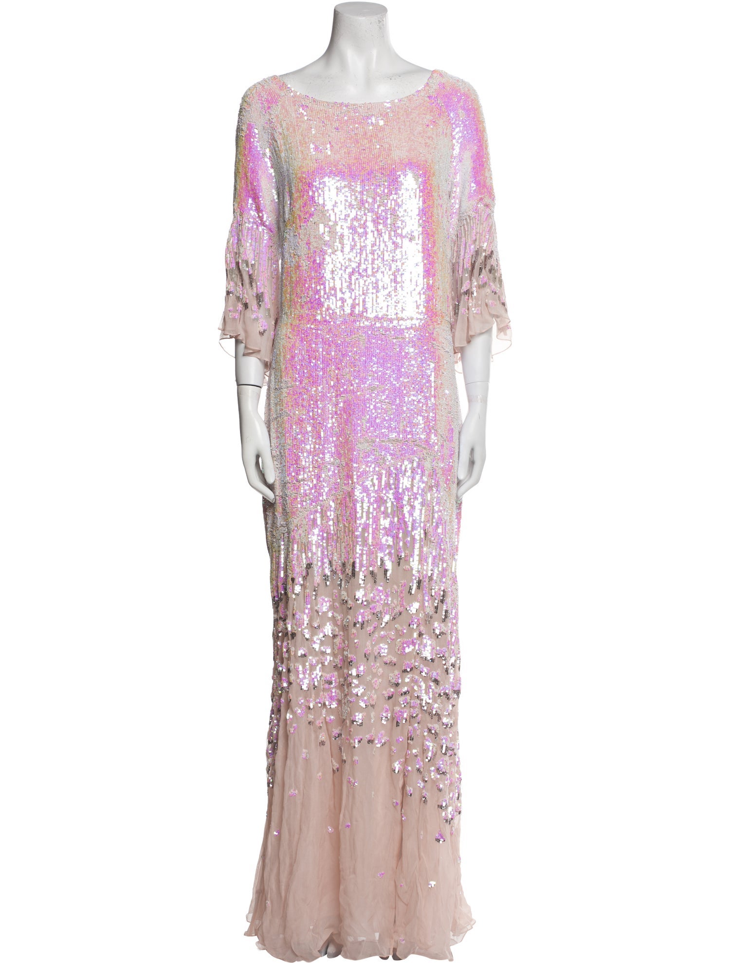 Jenny Packham Sequin Long Dress w/ Tags