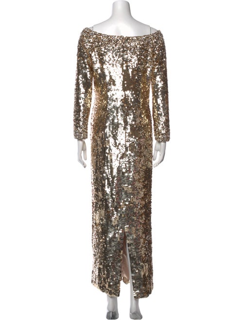 Jenny Packham Bateau Neckline Long Dress