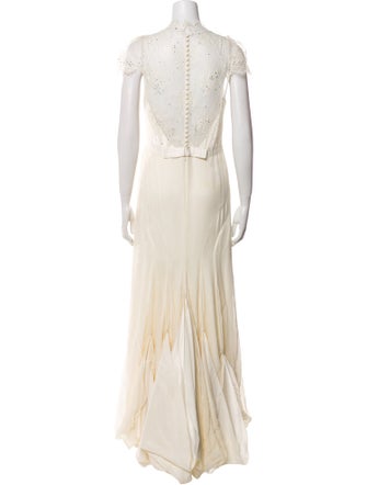 Jenny Packham Silk Long Dress