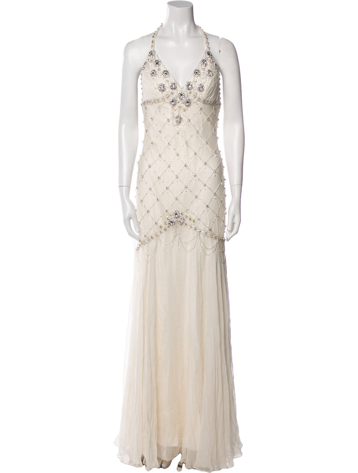 Jenny Packham Silk Long Dress