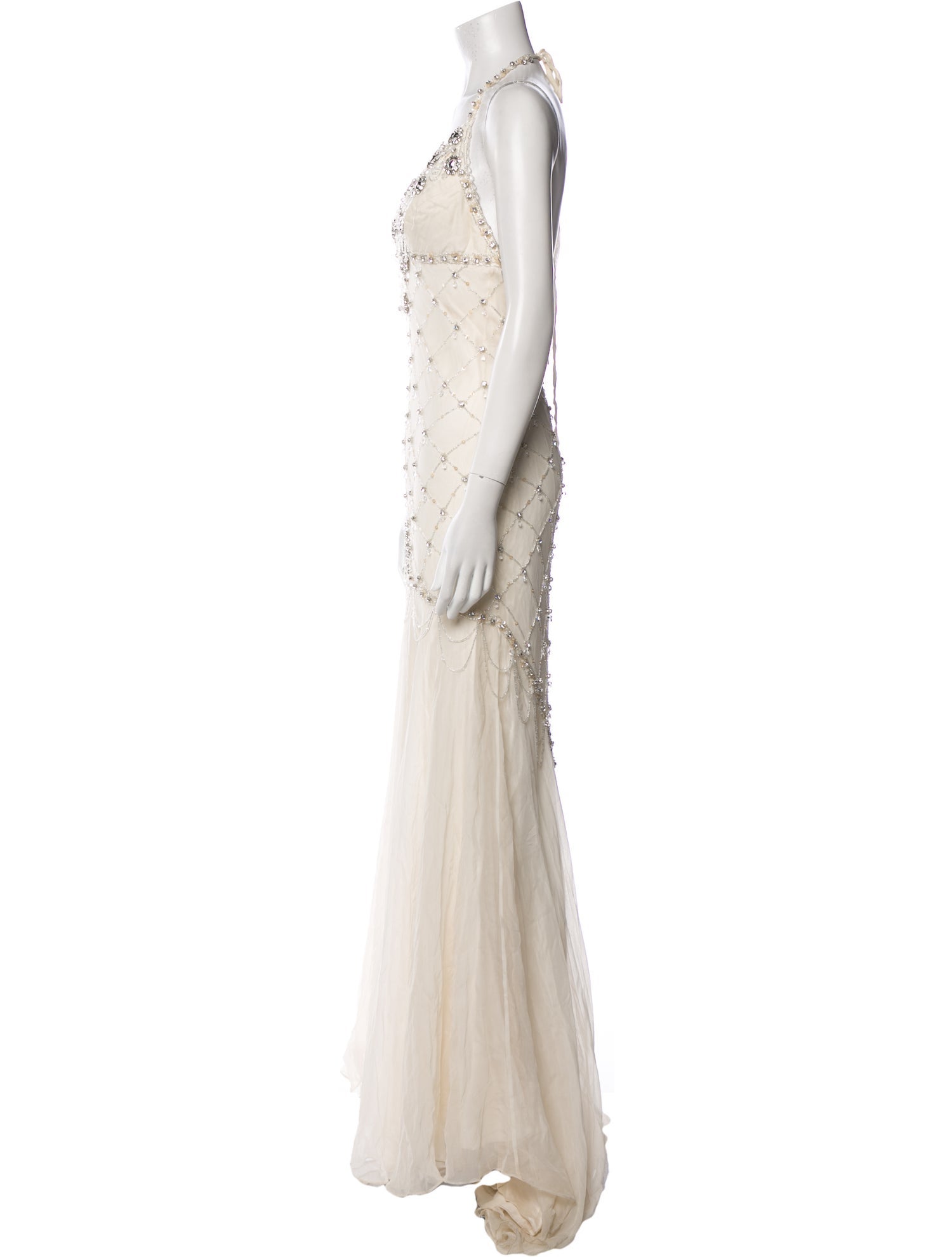 Jenny Packham Silk Long Dress