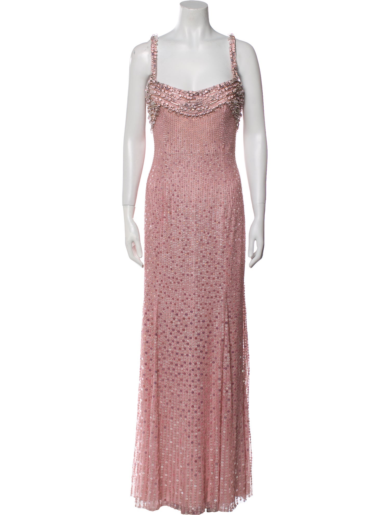 Jenny Packham Printed Long Dress