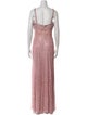Jenny Packham Printed Long Dress