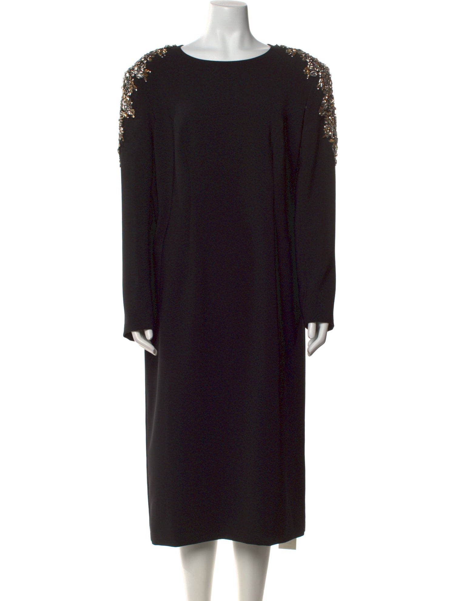 Jenny Packham Bateau Neckline Midi Length Dress