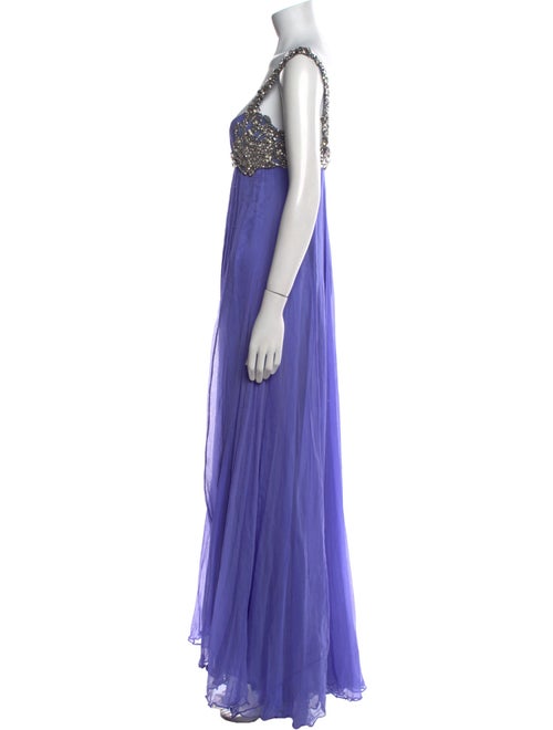 Jenny Packham Silk Long Dress