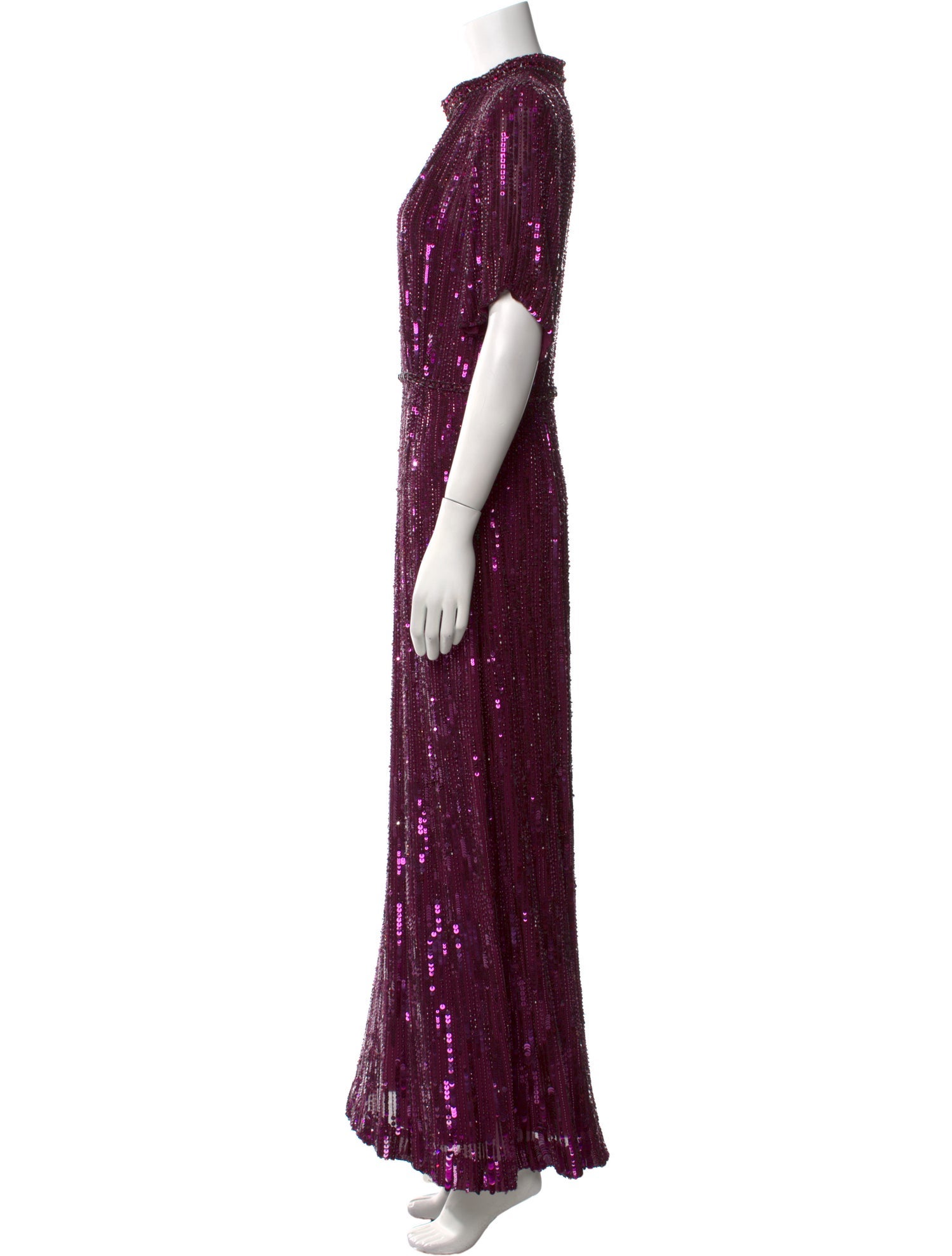 Jenny Packham Printed Long Dress