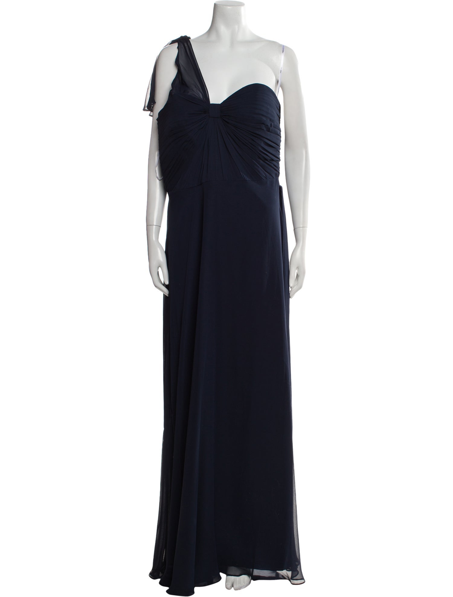 Jenny Packham One-Shoulder Long Dress