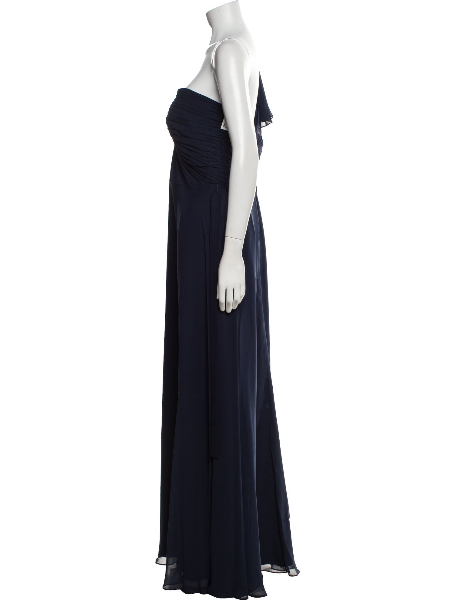 Jenny Packham One-Shoulder Long Dress