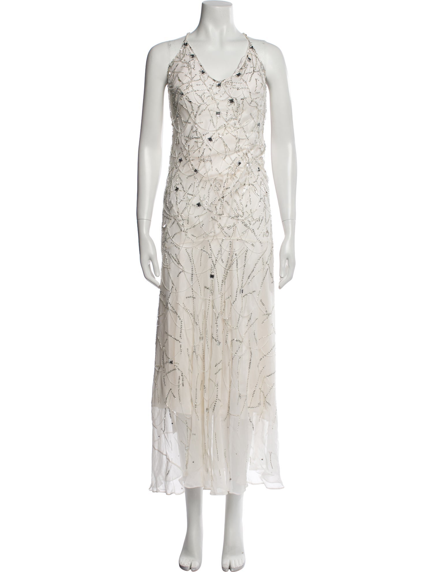 Jenny Packham Silk Long Dress