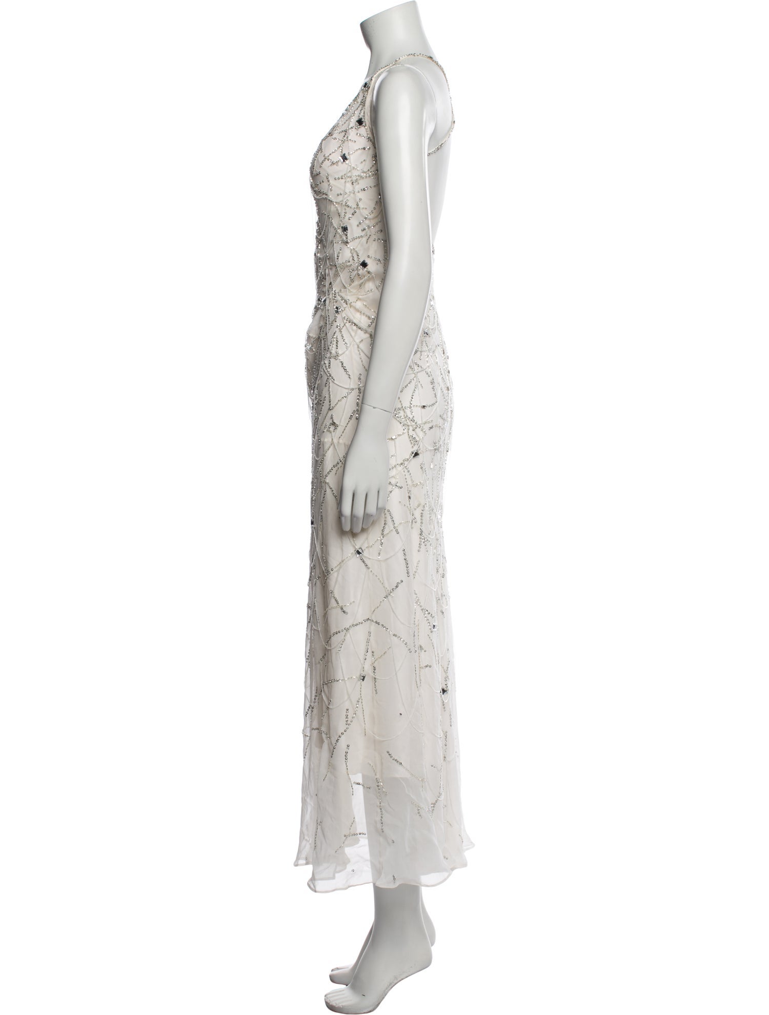 Jenny Packham Silk Long Dress