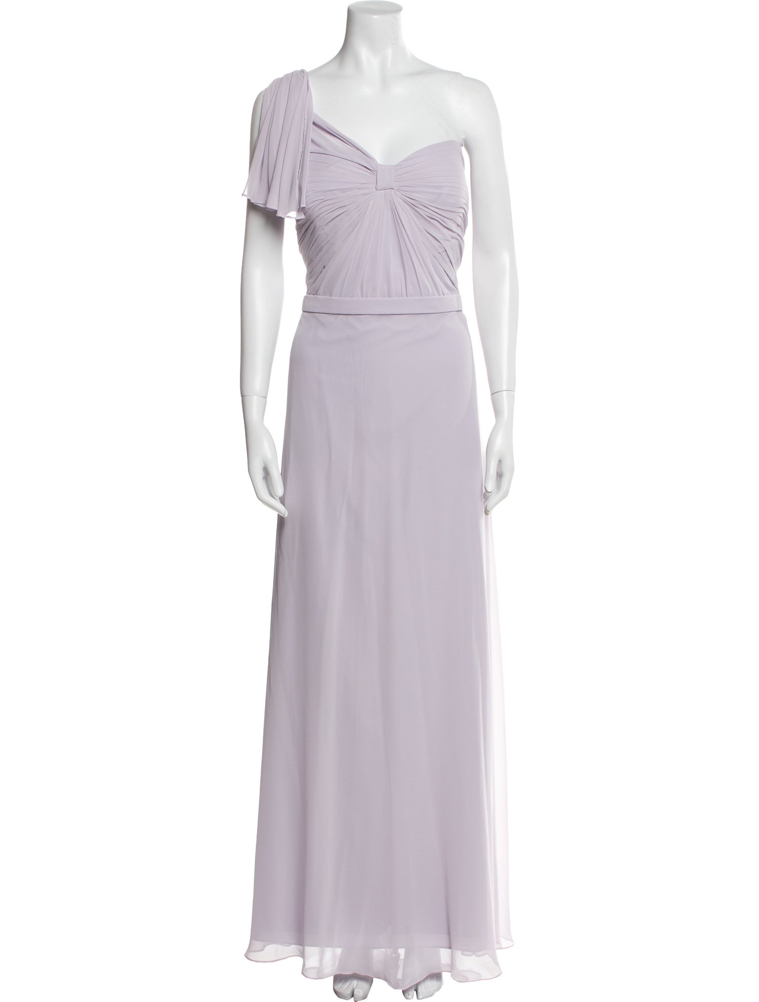 Jenny Packham One-Shoulder Long Dress