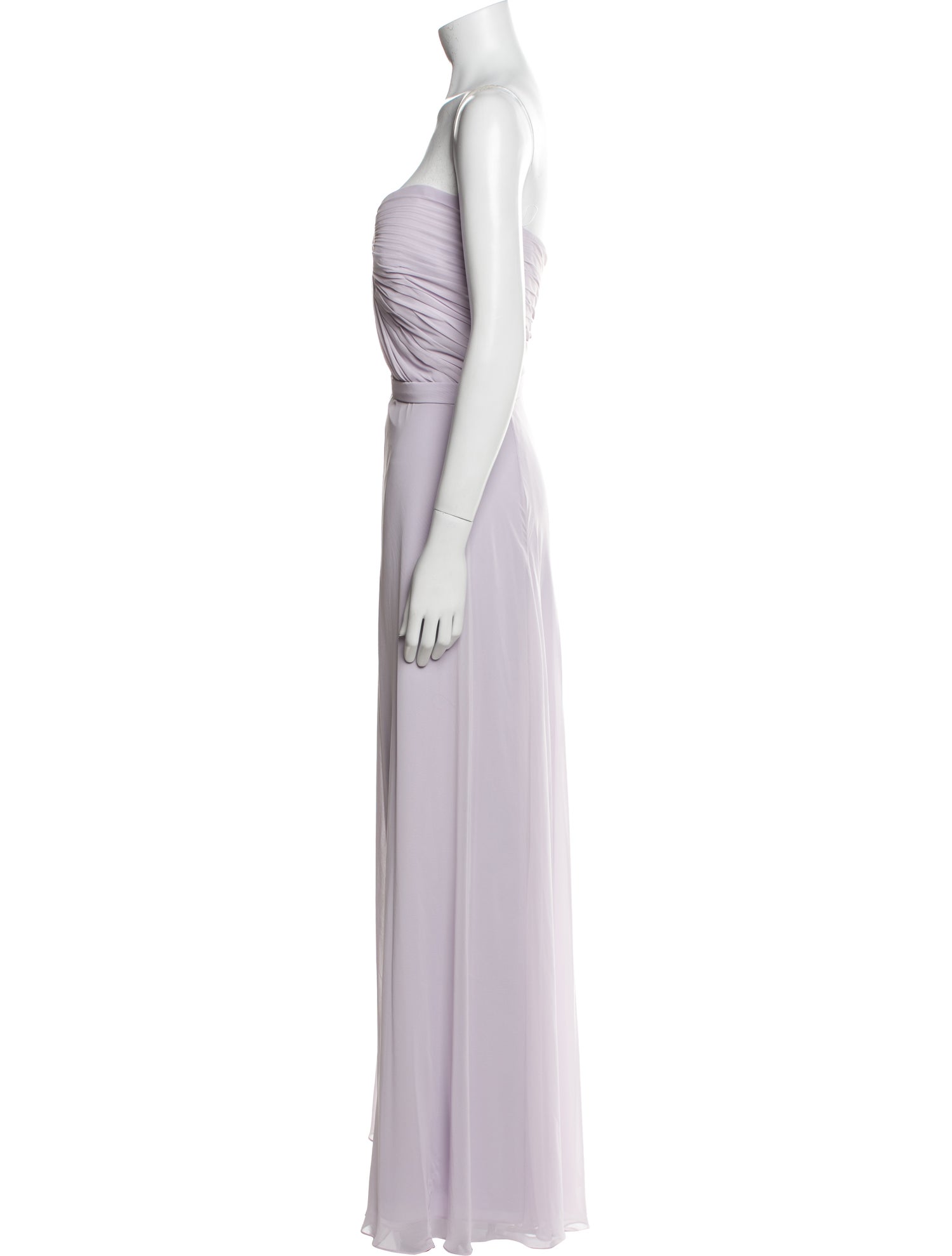 Jenny Packham One-Shoulder Long Dress