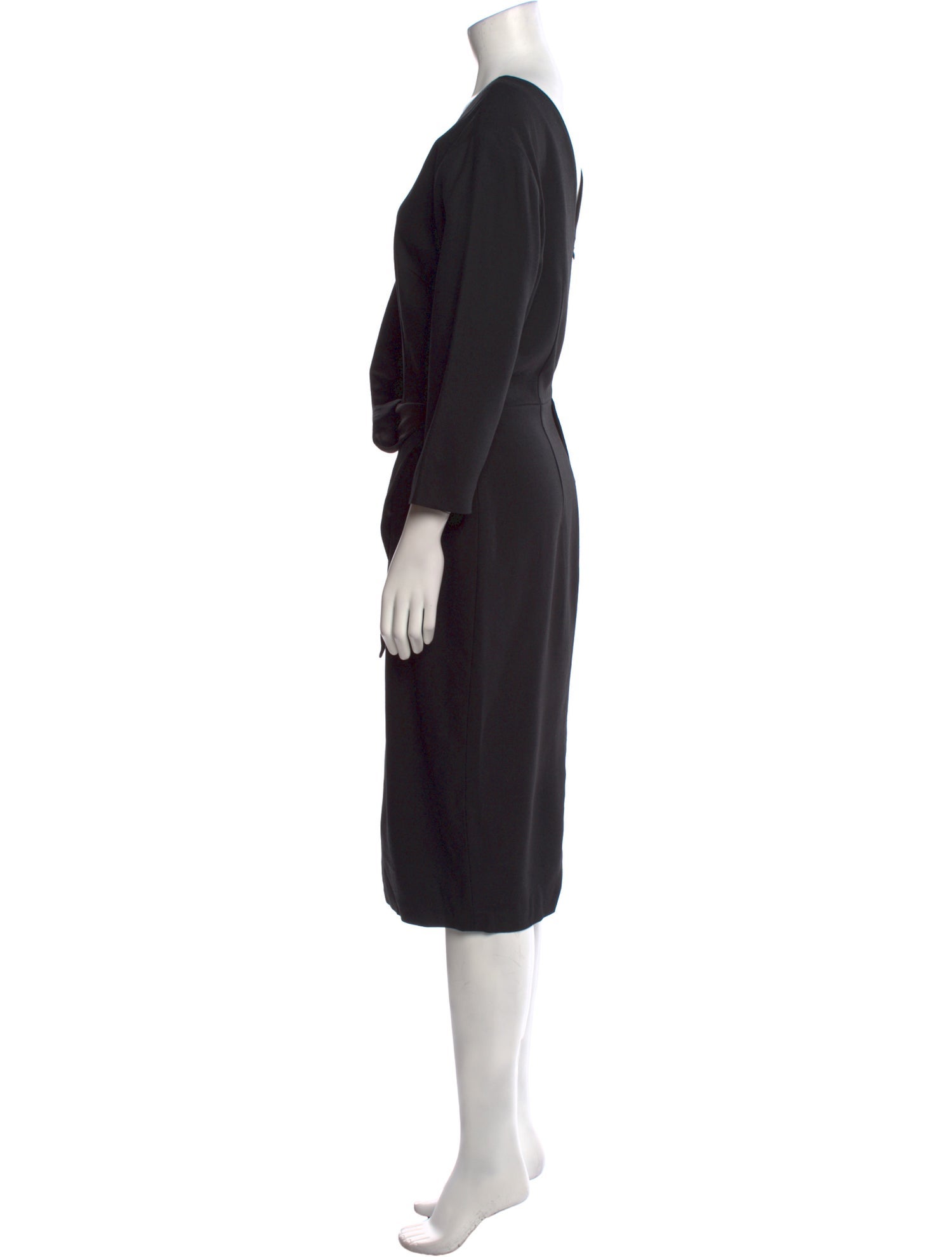 Nha Khanh Wool Midi Length Dress