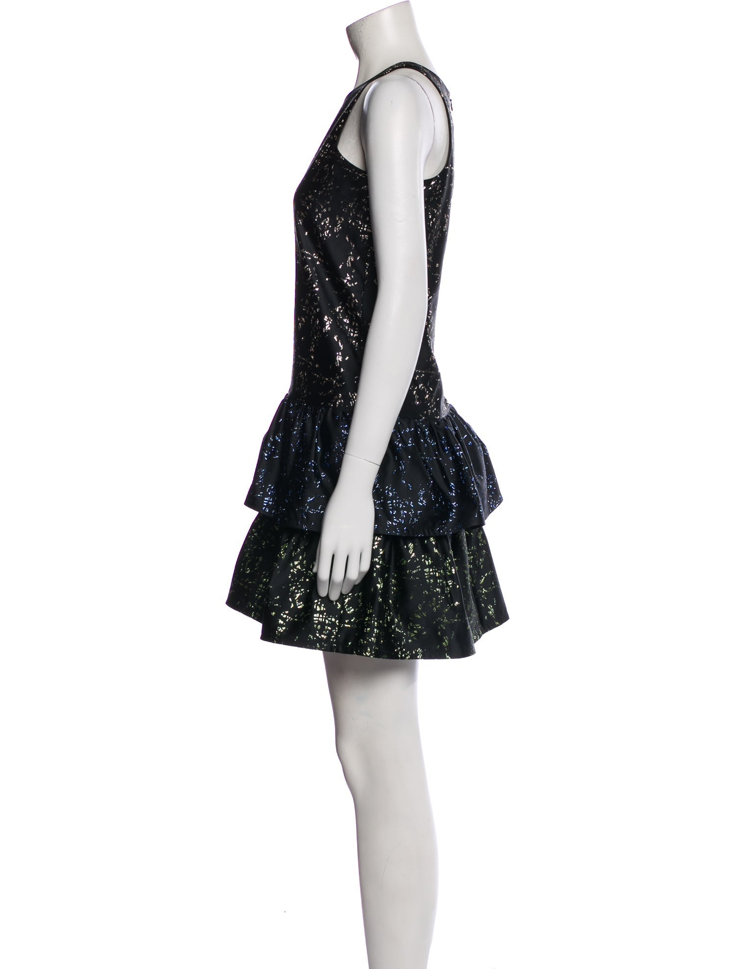 Nha Khanh Crew Neck Mini Dress