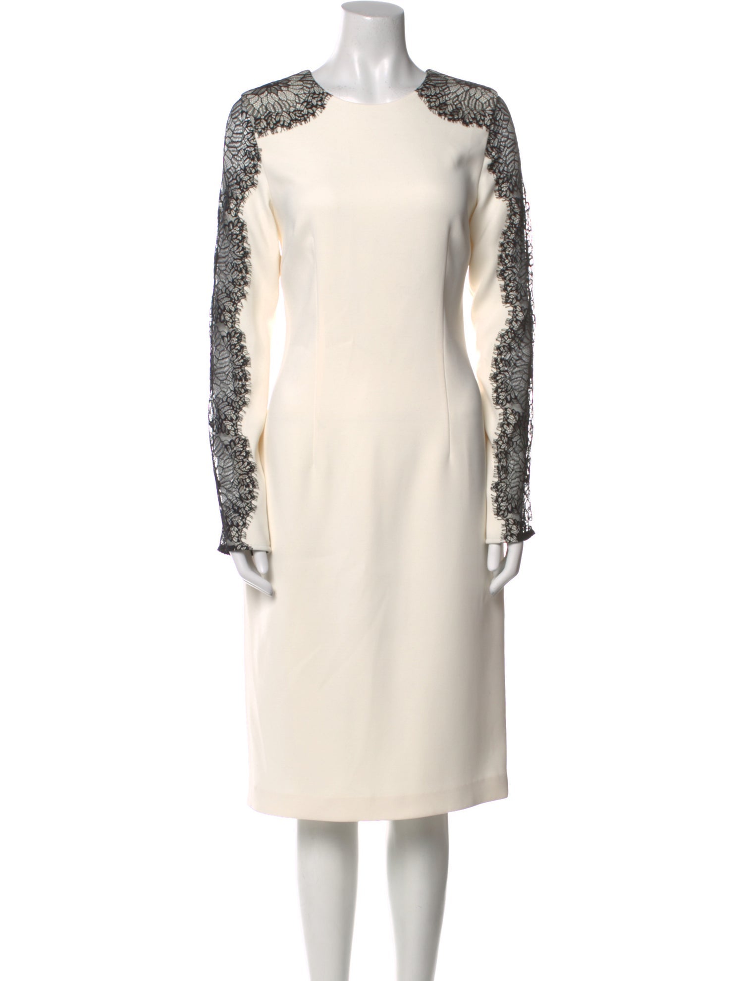 Nha Khanh Scoop Neck Midi Length Dress