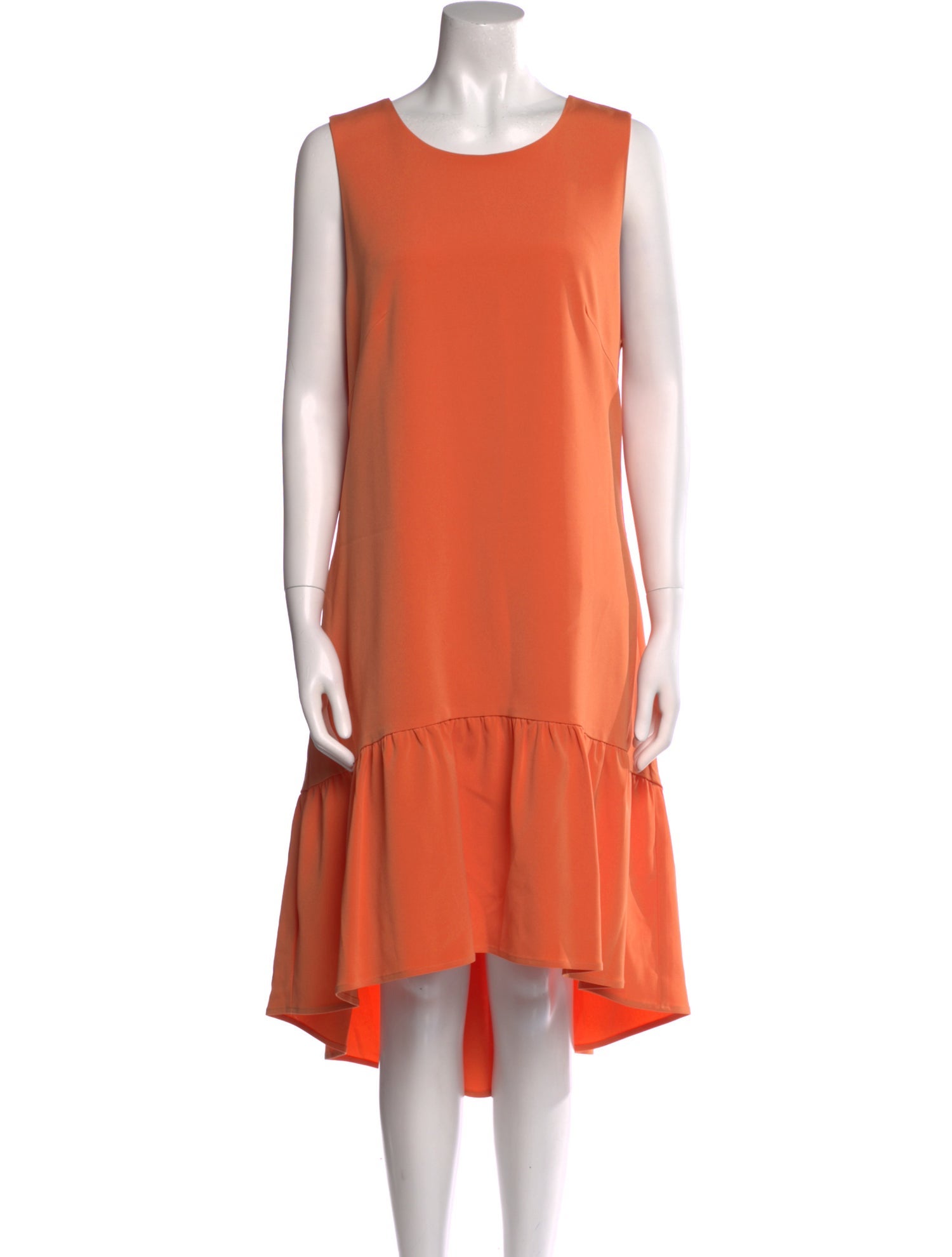 Nha Khanh Scoop Neck Knee-Length Dress