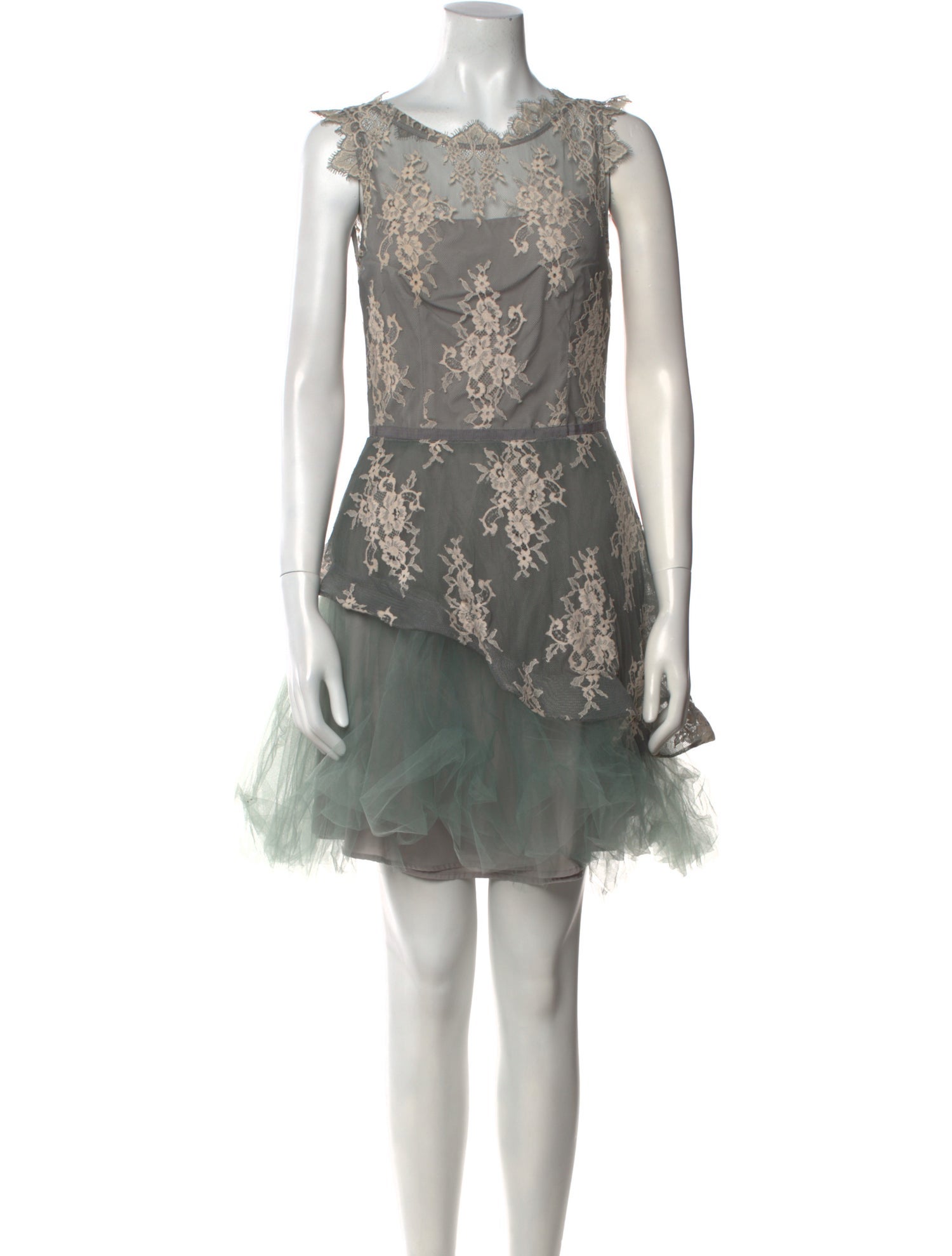 Nha Khanh Lace Pattern Mini Dress w/ Tags