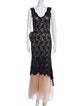 Nha Khanh Lace Pattern Long Dress