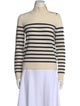 Maje Cashmere Striped Sweater
