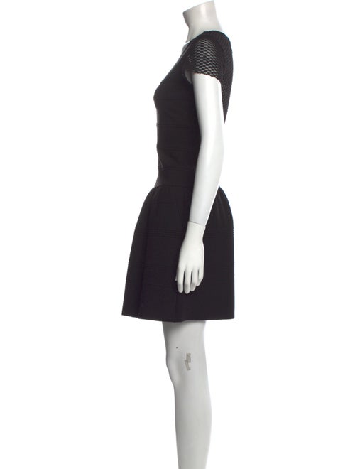 Maje Scoop Neck Mini Dress