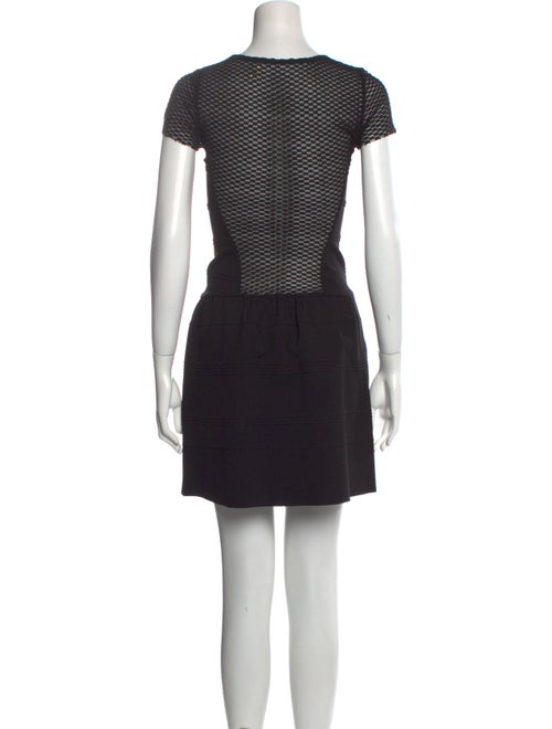 Maje Scoop Neck Mini Dress