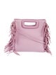 Maje Fringe Leather Handle Bag w/ Tags