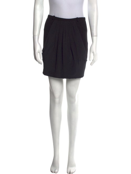 Maje Pleated Accents Mini Skirt