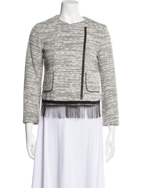 Maje Tweed Pattern Evening Jacket