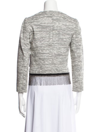 Maje Tweed Pattern Evening Jacket