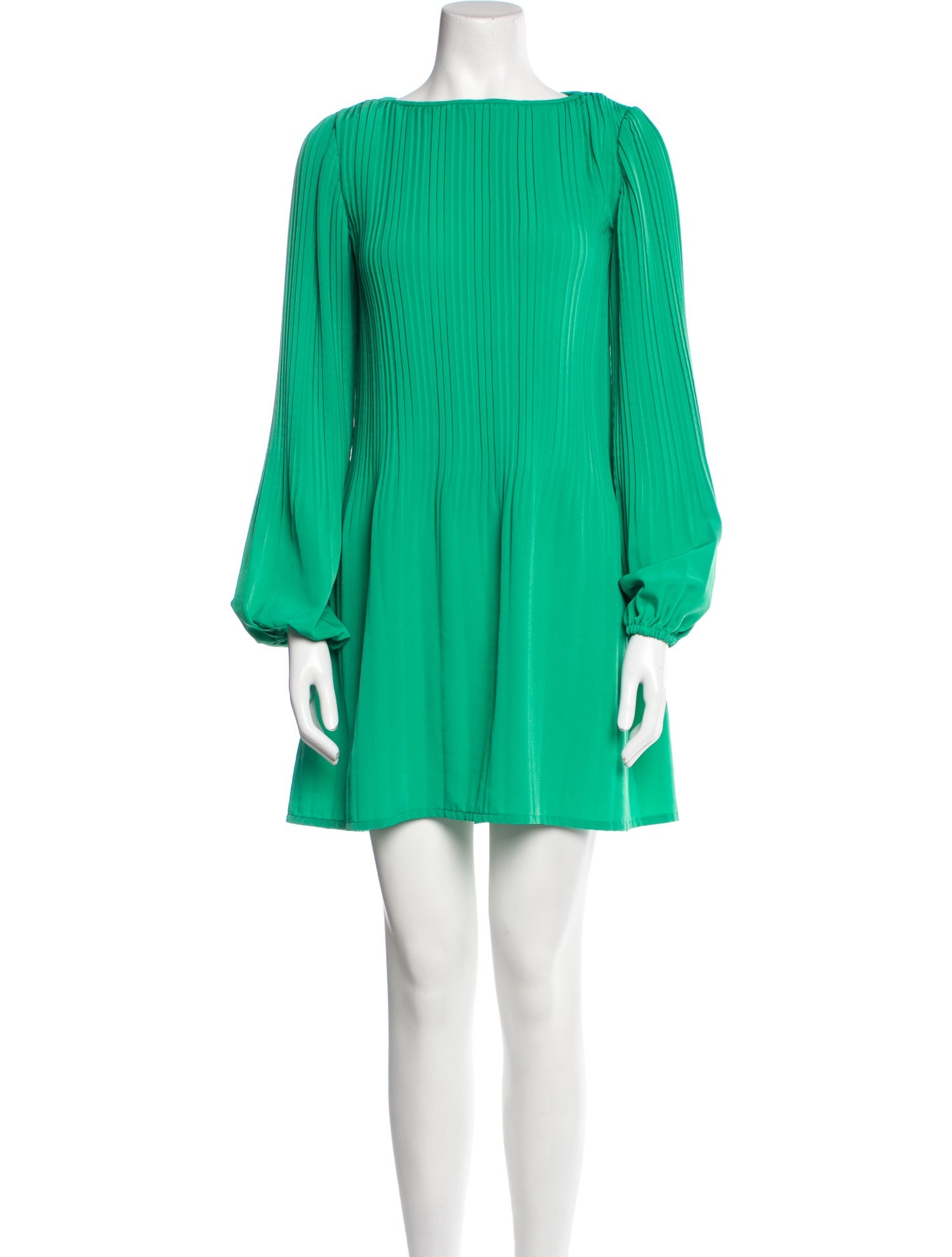 Maje Bateau Neckline Mini Dress