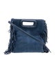 Maje Fringe Trim Crossbody Bag