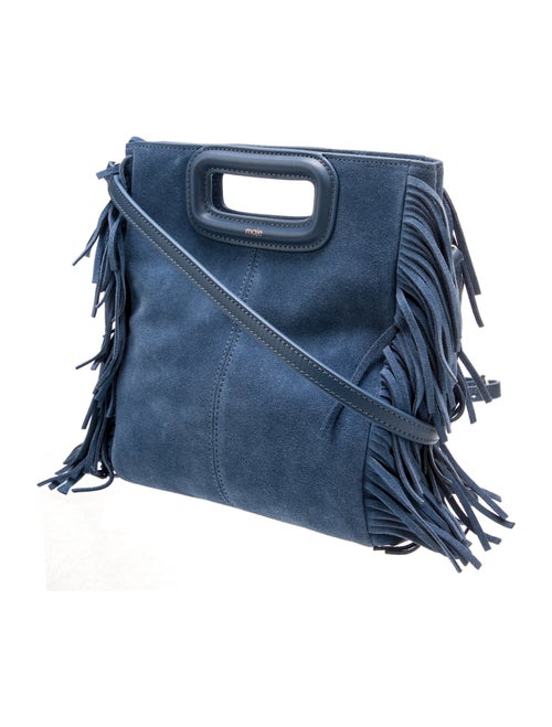 Maje Fringe Trim Crossbody Bag