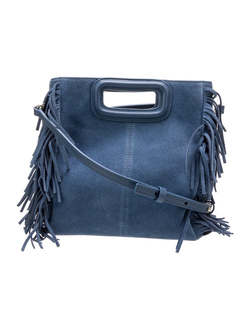 Maje Fringe Trim Crossbody Bag
