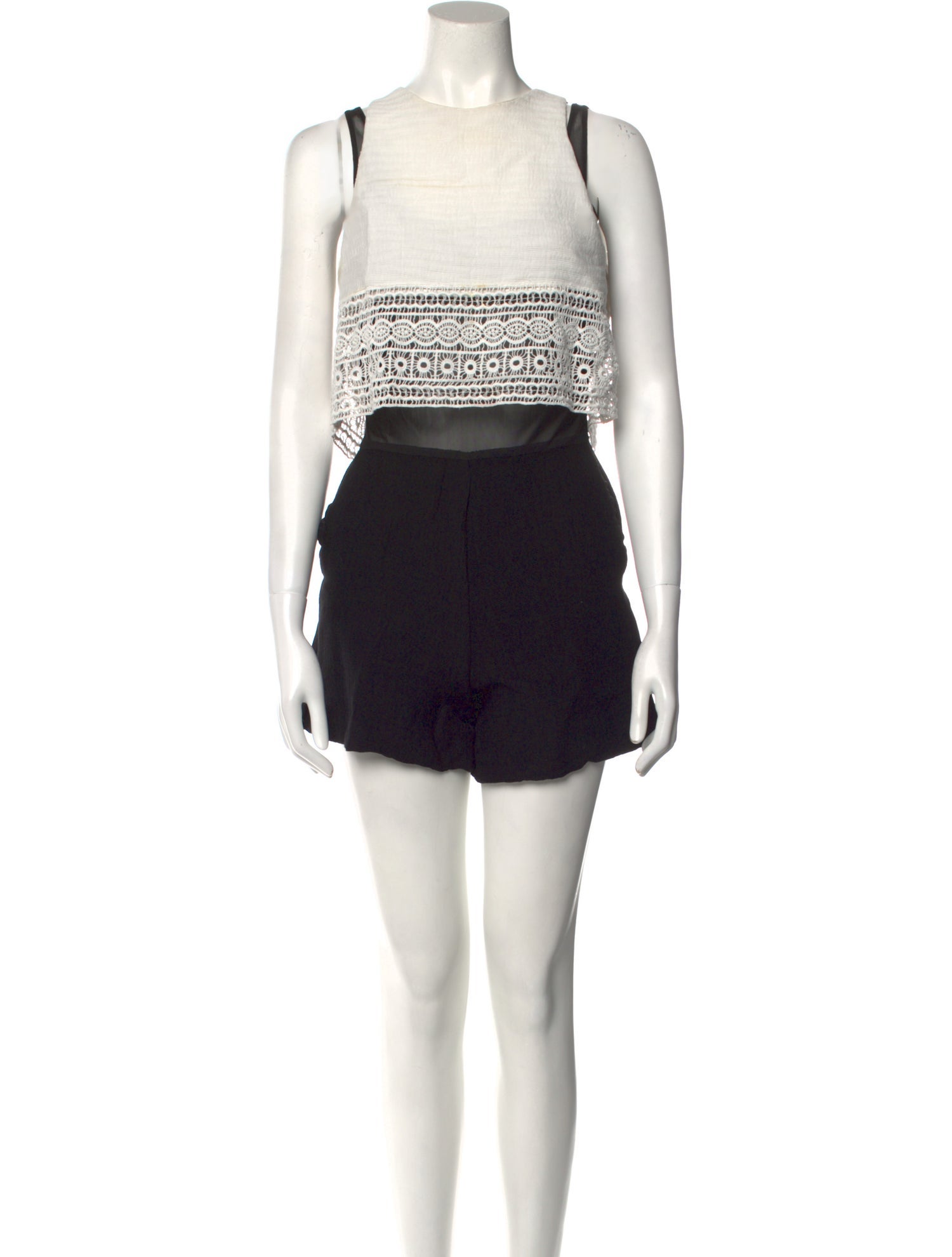 Maje Crew Neck Romper