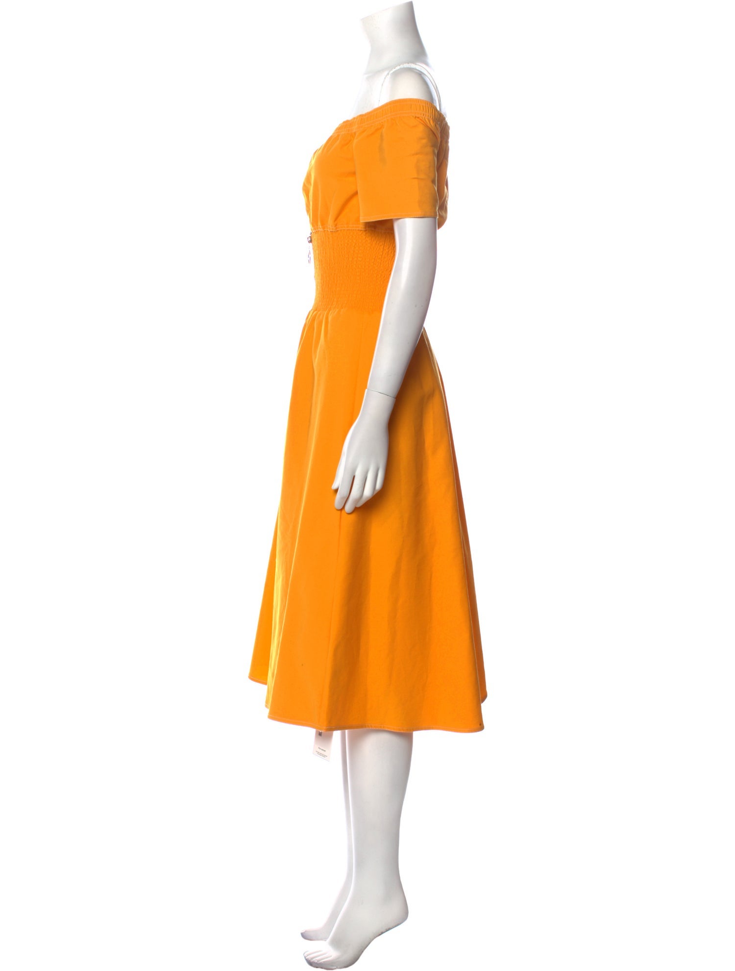 Maje Off-The-Shoulder Midi Length Dress