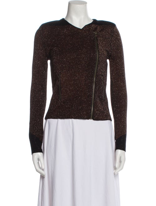 Maje Tweed Pattern Jacket